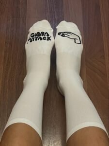 Cobra attack cycling sock